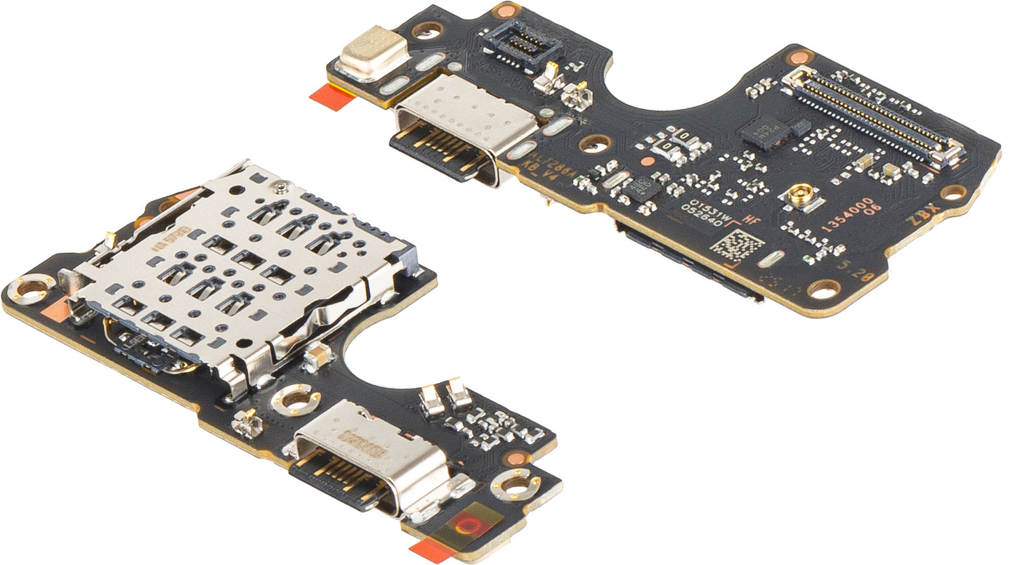 Płyta z Złączem Ładowania - Mikrofon - Moduł Czytnika SIM Xiaomi Redmi Note 14 Pro 4G, Service Pack 560004000O600