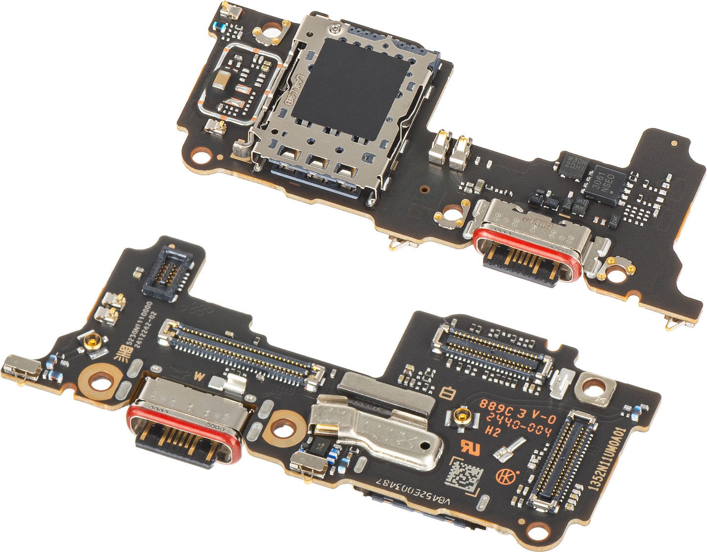 Płyta z Złączem Ładowania - Mikrofon - Moduł Czytnika SIM Xiaomi Poco F6 Pro, Service Pack 5600170N1100