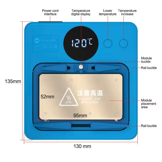 Płyta PCB Sunshine SS-T12B dla serii Apple iPhone / Android