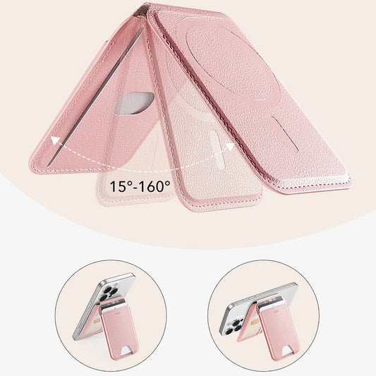 Portfel Magsafe, ESR, Stand, Różowy