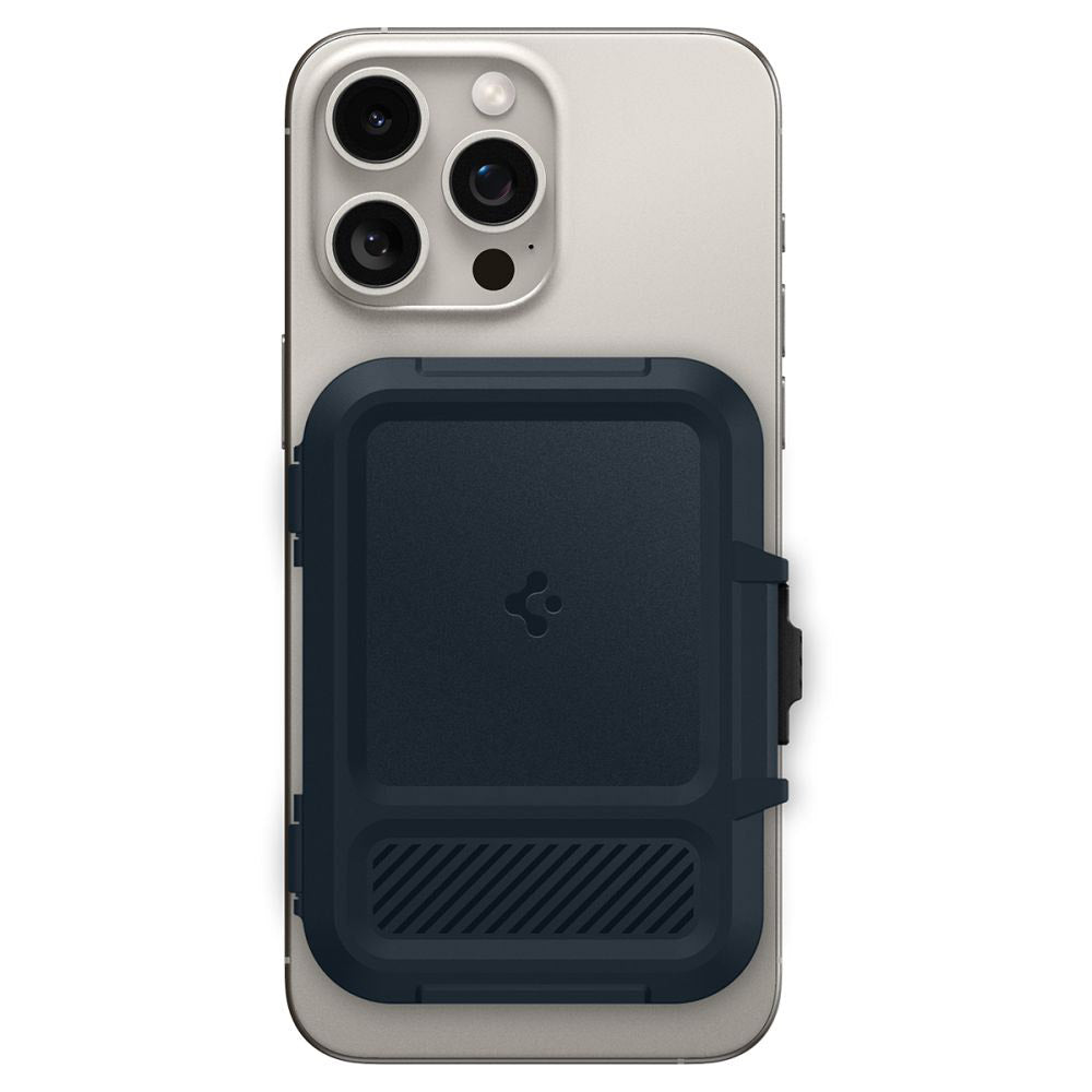 Magsafe Wallet, Spigen, Lock Fit, Black