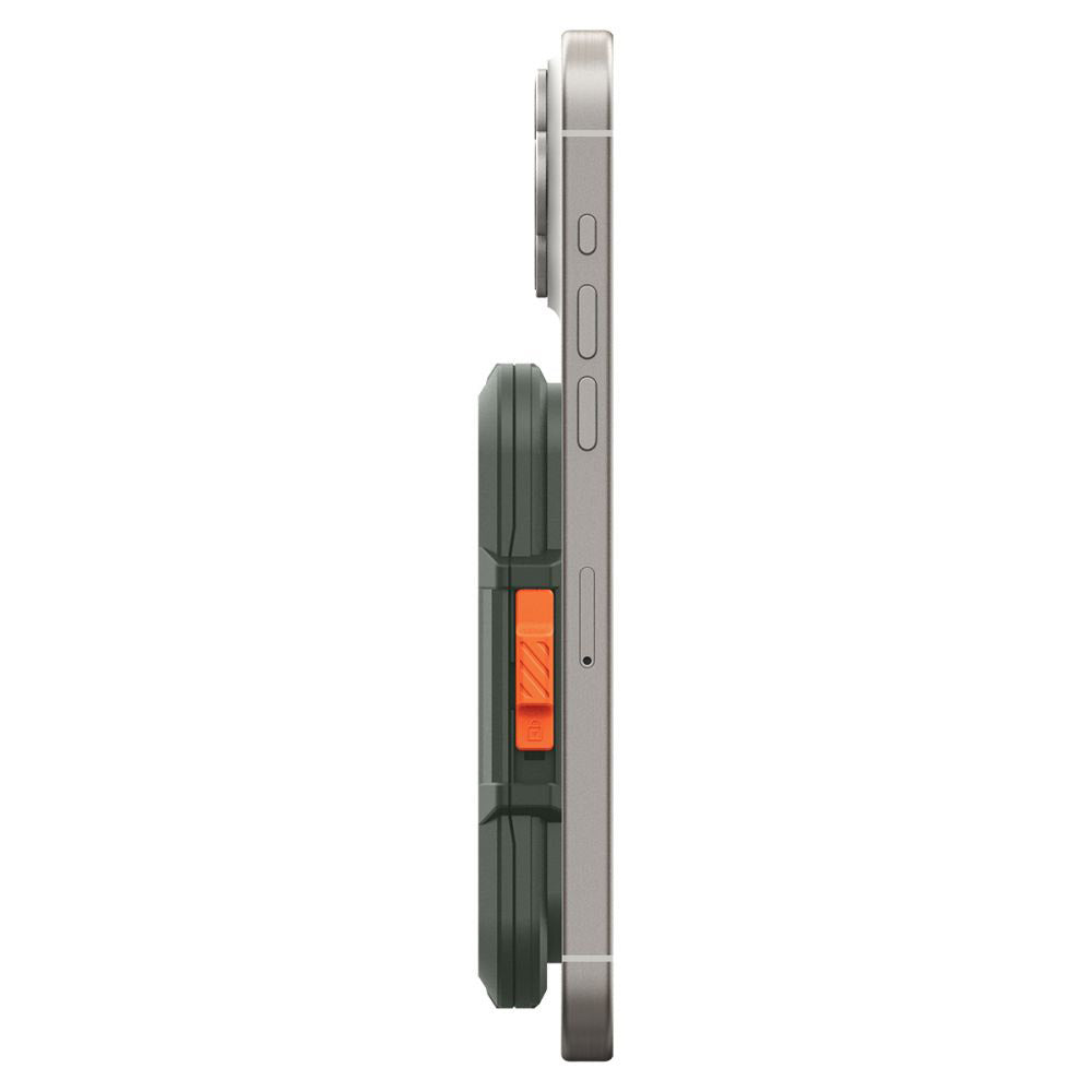 Portfel Magsafe, Spigen, Lock Fit, Zielony