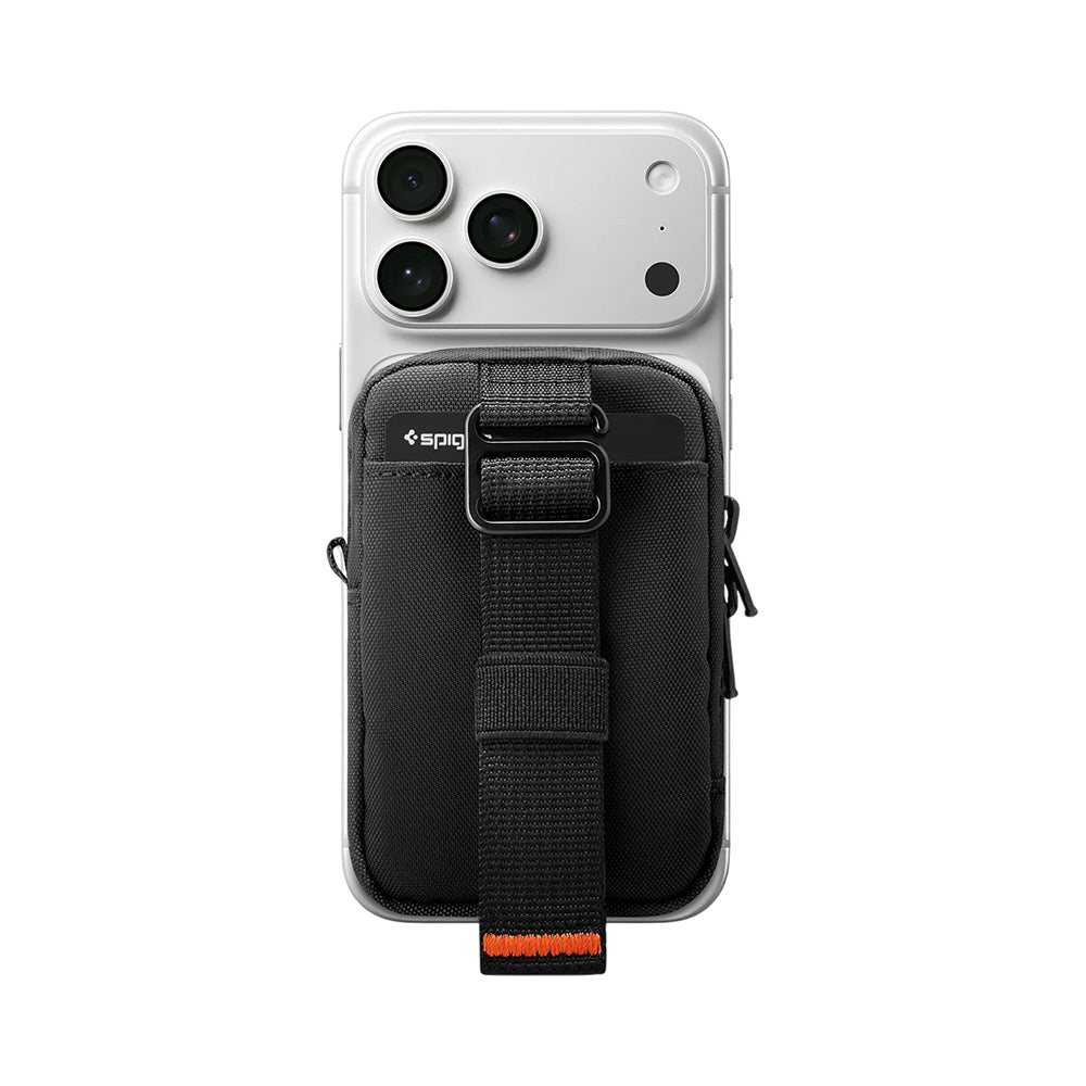 MagSafe Wallet, Spigen, TinTap ZIP MagFit 2, Black AFA11564