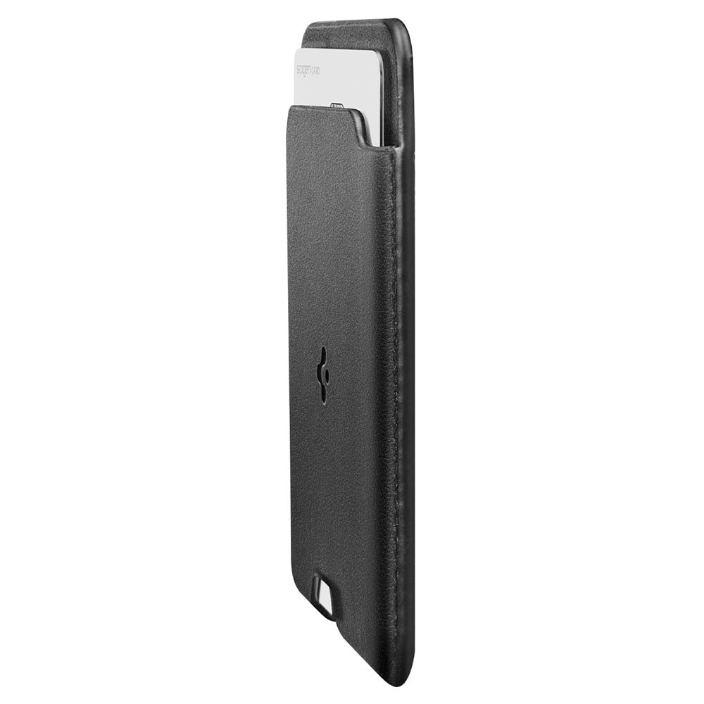 Portfel MagSafe, Spigen, Valentinus MagFit, Czarny AFA11337