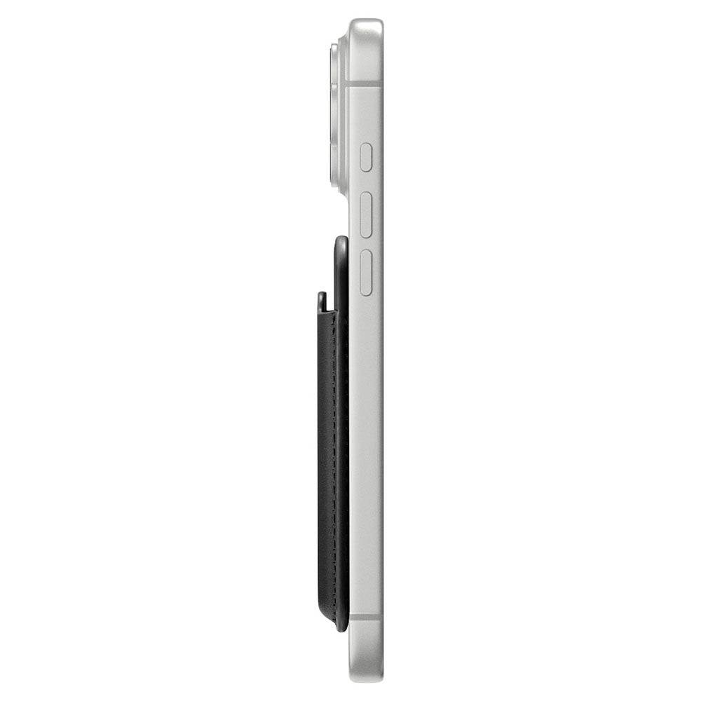 Portfel MagSafe, Spigen, Valentinus MagFit, Czarny AFA11337