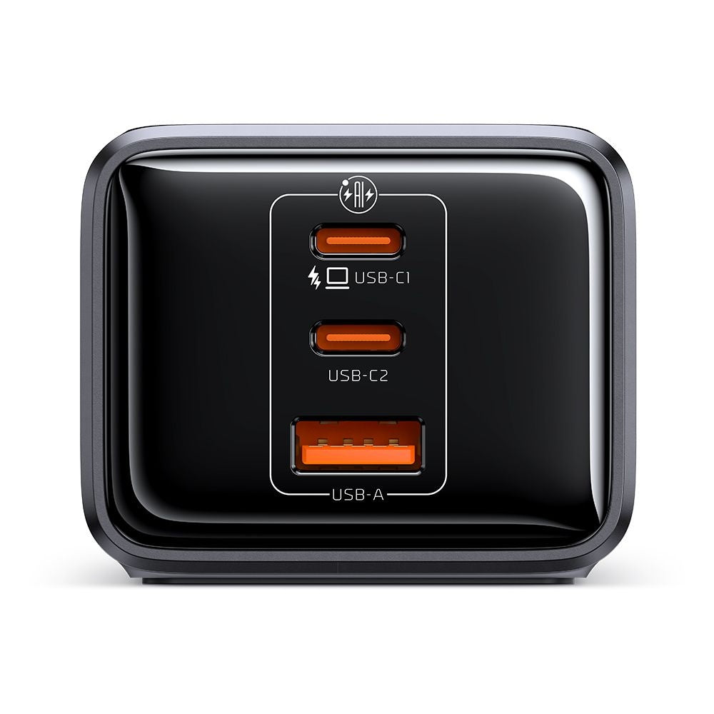 Przedłużacz McDodo CH-0620, 3 x Schuko - 1 x USB-A - 2 x USB-C, Czarny