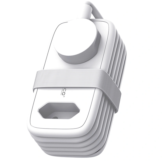 Przedłużacz Orico APP, 2 x Schuko - 2 x USB-A - 1 x USB-C, Biało-szary
