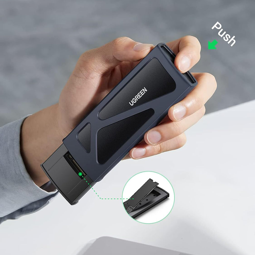 Rack UGREEN CM578 dla SSD M.2 NVMe, Szary