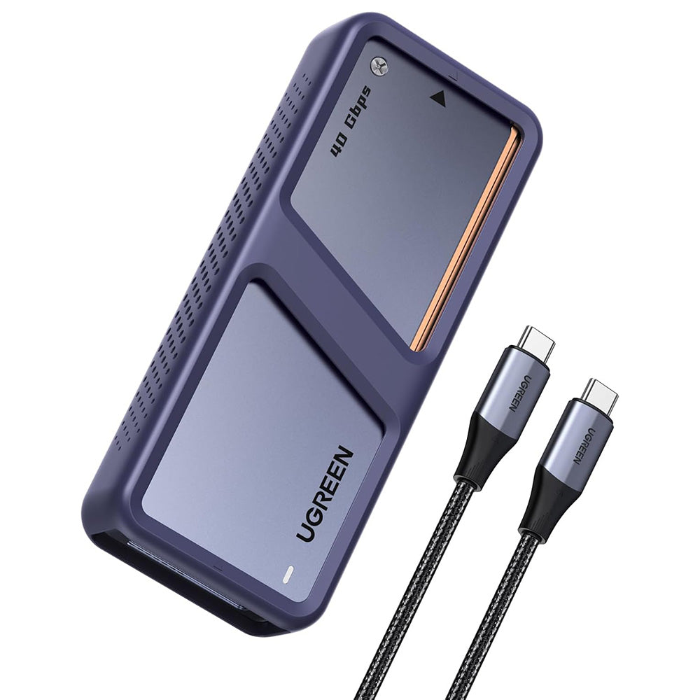 Rack UGREEN D703 (65727) dla SSD M.2 NVMe, Czarny