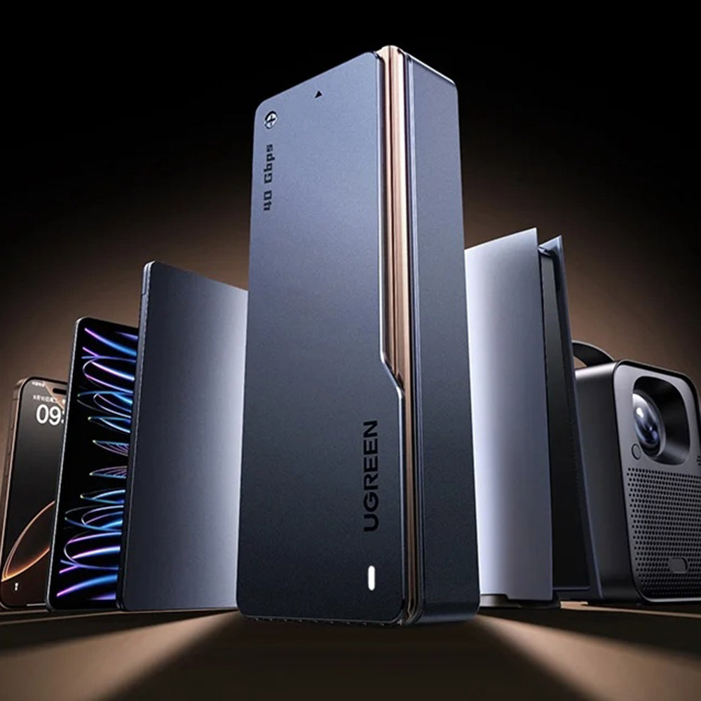 Rack UGREEN D703 (65727) dla SSD M.2 NVMe, Czarny