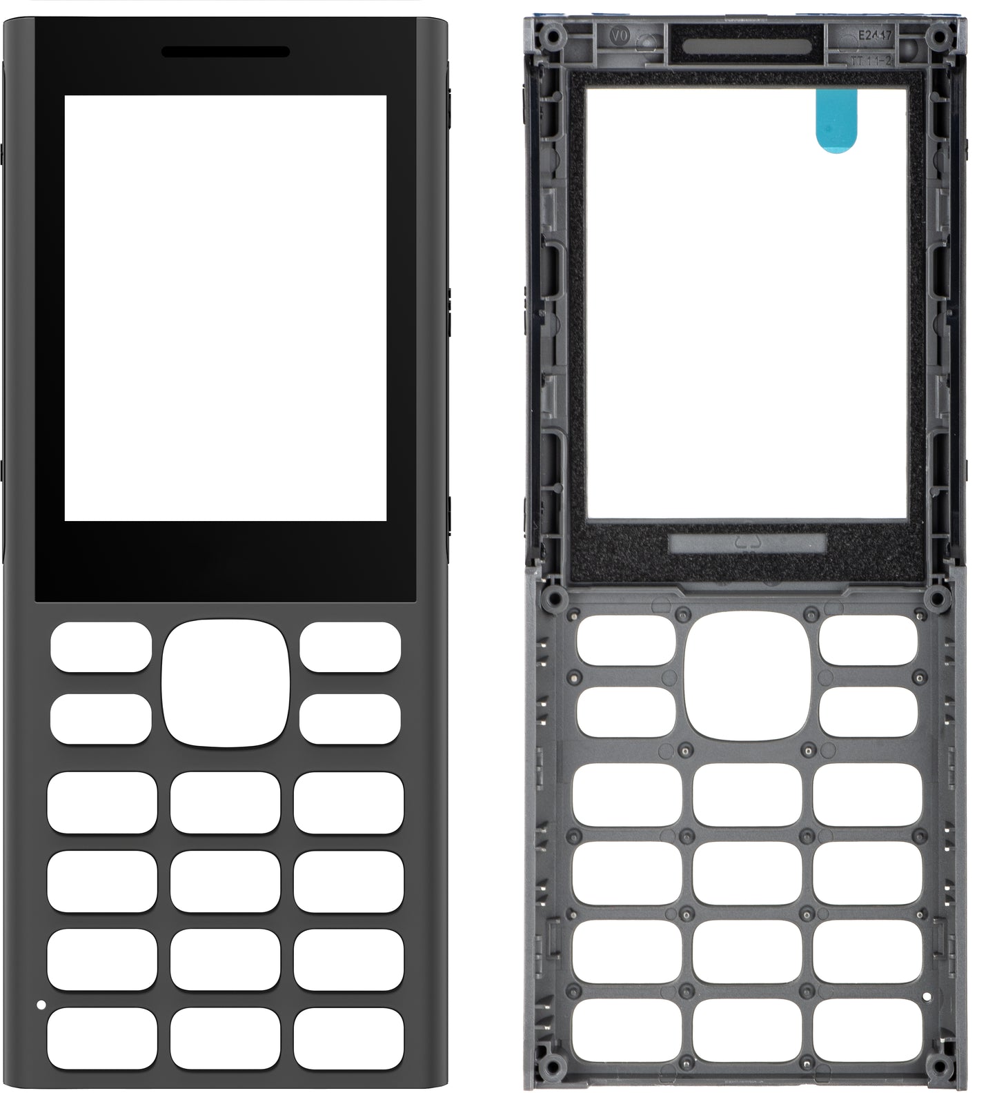 Przednia osłona do HMD 130 Music, szara