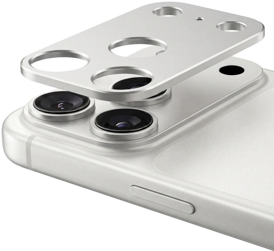 Ramka ochronna aparatu tylnego Tech-Protect Camalloy Fit+ do Apple iPhone 18 Pro Max, aluminiowa, srebrna
