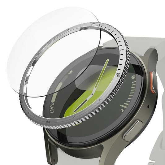 Ramka Ochronna Ringke Styling dla Samsung Galaxy Watch7 40mm, Model 7, Srebrna