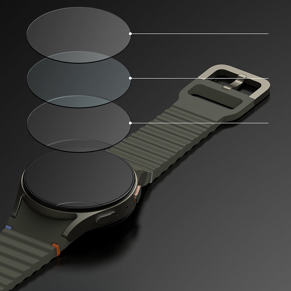 Ramka Ochronna Ringke Styling dla Samsung Galaxy Watch7 44mm, Model 5, Srebrna