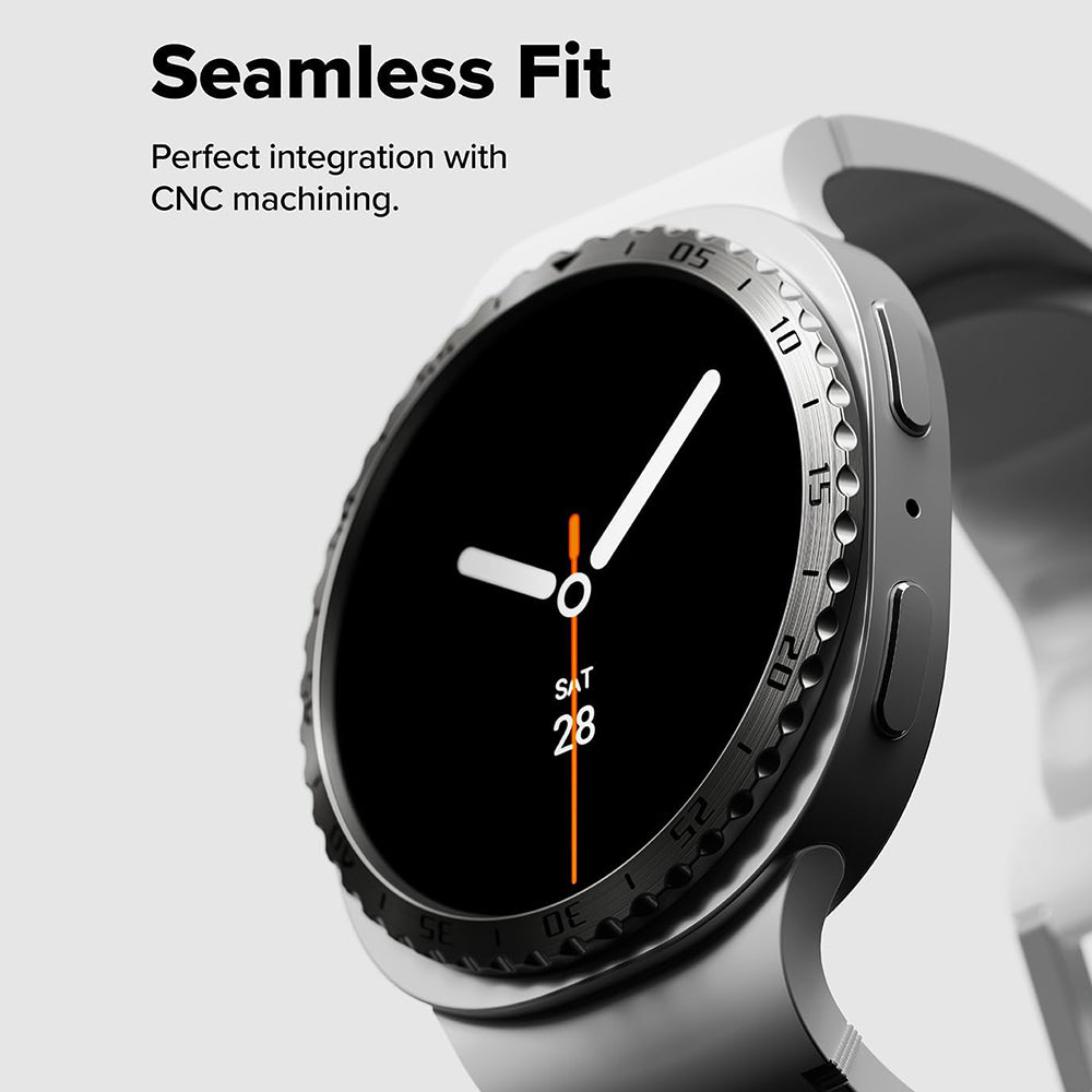 Ramka Ochronna Ringke Inner Styling dla Samsung Galaxy Watch8 Classic, Srebrna