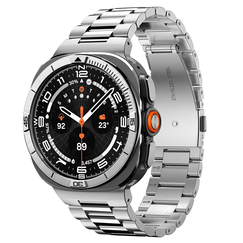 Ramka ochronna Spigen Tune Pilot do Samsung Galaxy Watch Ultra2, srebrna ACS11616