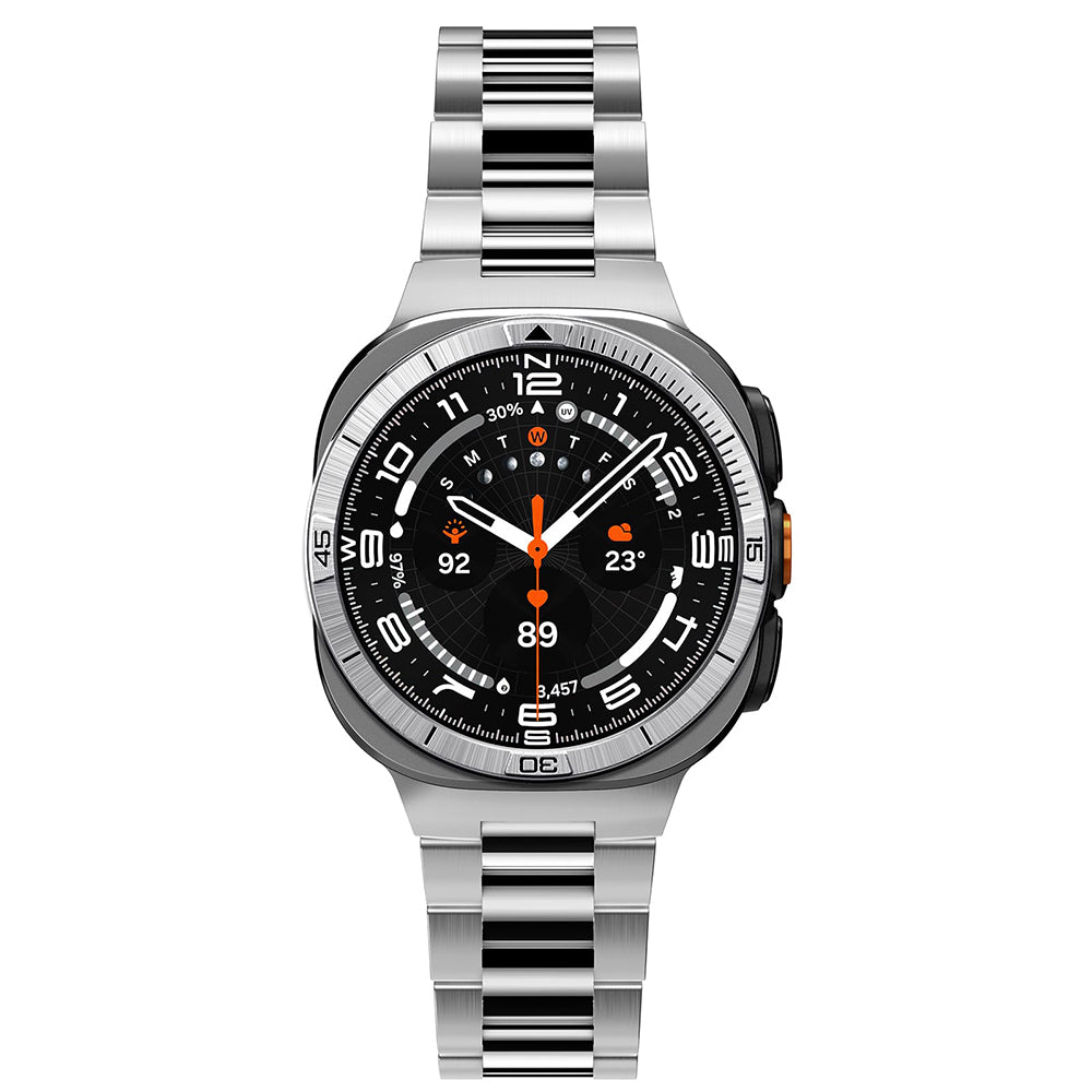 Ramka ochronna Spigen Tune Pilot do Samsung Galaxy Watch Ultra2, srebrna ACS11616