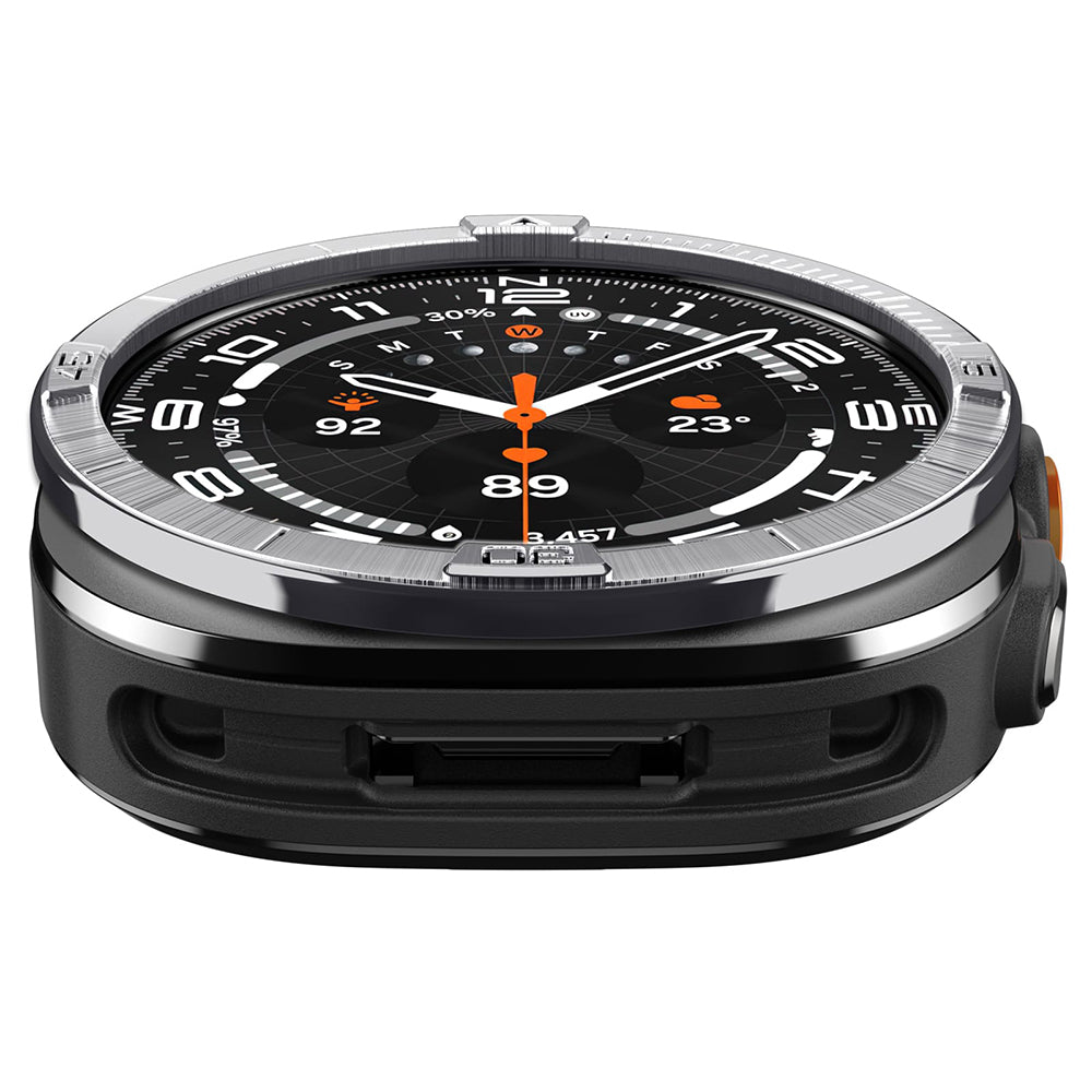 Ramka ochronna Spigen Tune Pilot do Samsung Galaxy Watch Ultra2, srebrna ACS11616