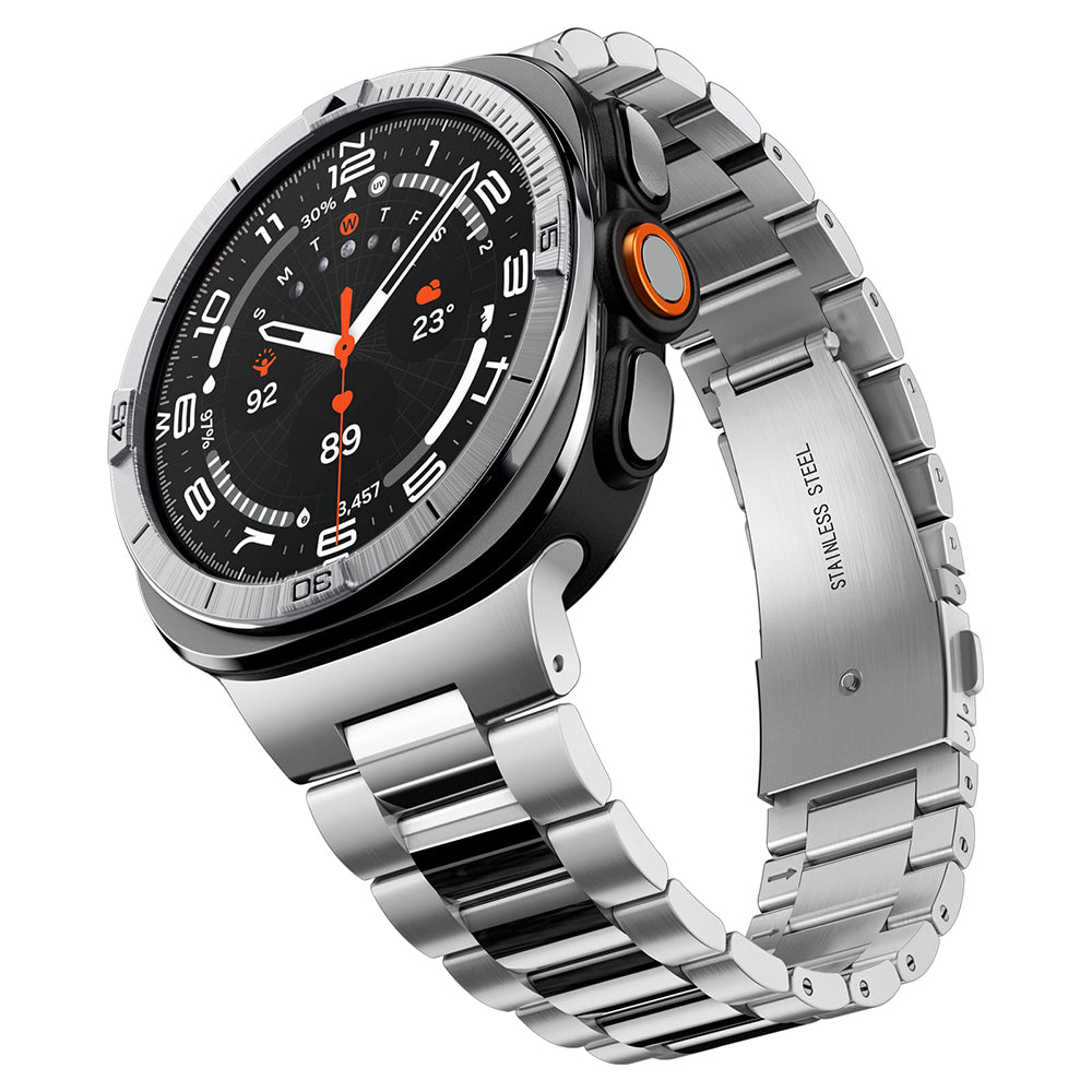 Ramka ochronna Spigen Tune Pilot do Samsung Galaxy Watch Ultra2, srebrna ACS11616
