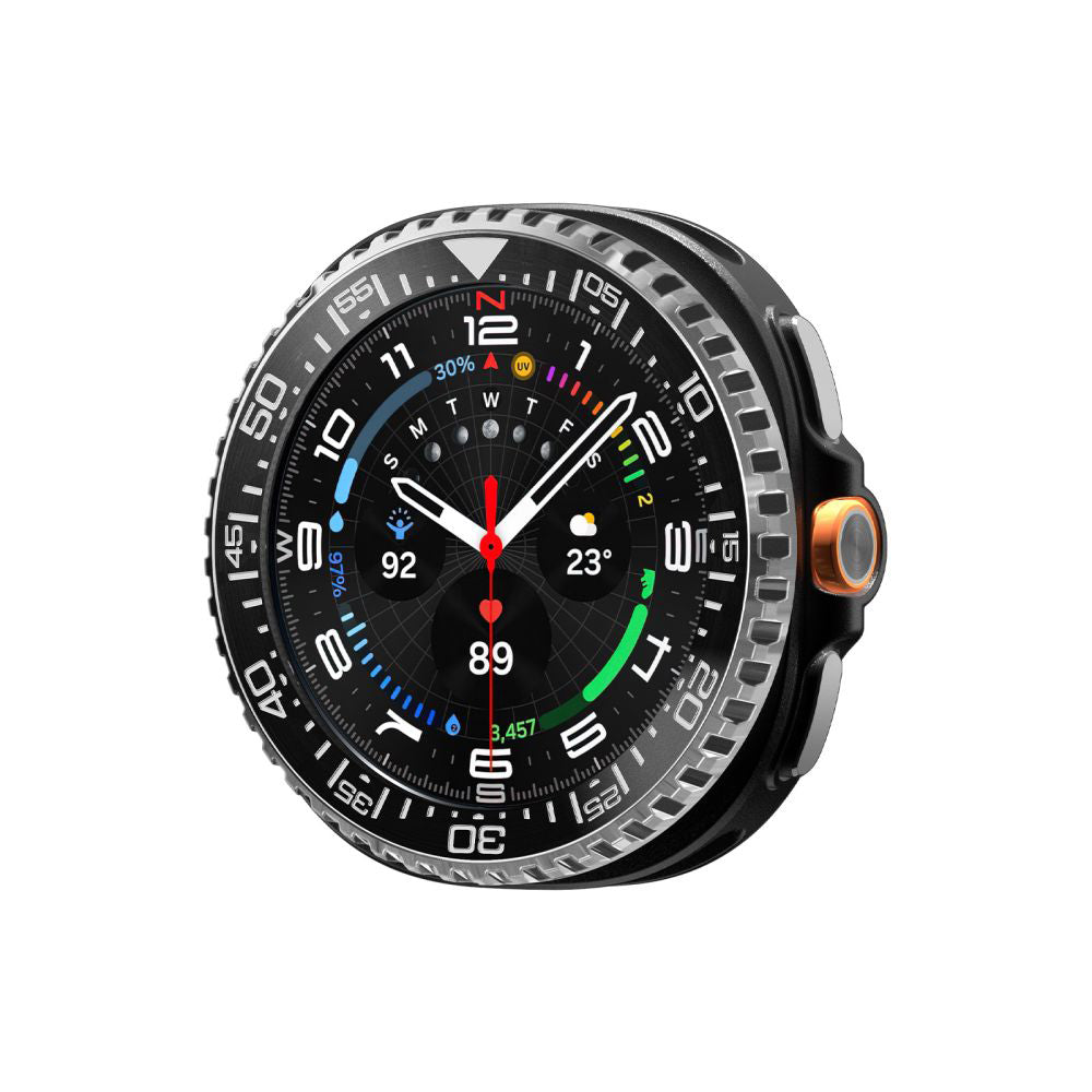Spigen Tune Pro Diver Protection Frame for Samsung Galaxy Watch8 Classic, Black