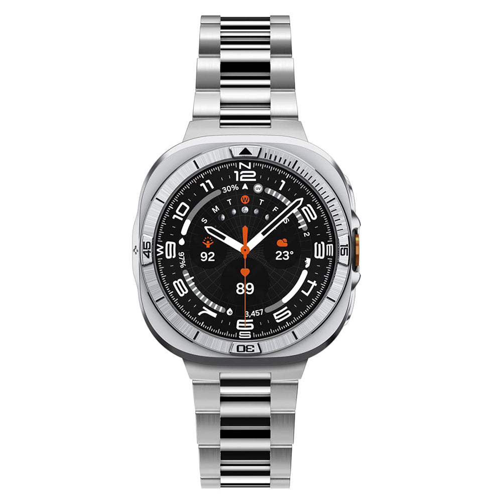 Ramka ochronna Spigen Tune Pro Pilot do Samsung Galaxy Watch Ultra2, srebrna ACS11618