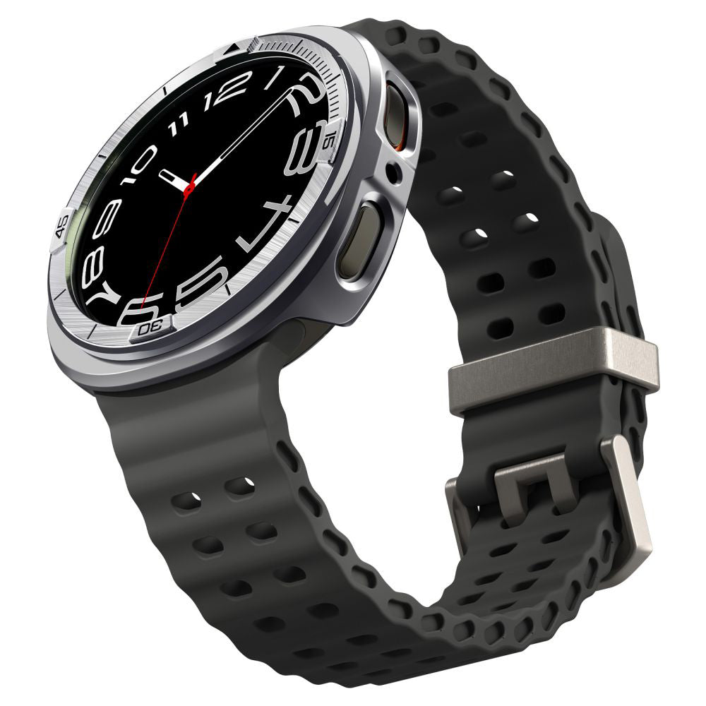 Ramka Ochronna Spigen Tune Pro Pilot dla Samsung Galaxy Watch8 44mm, Srebrna