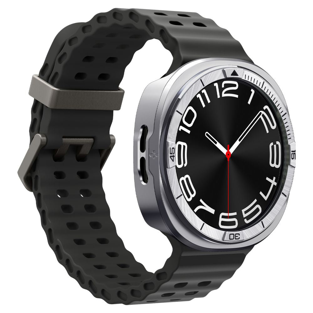 Ramka Ochronna Spigen Tune Pro Pilot dla Samsung Galaxy Watch8 44mm, Srebrna