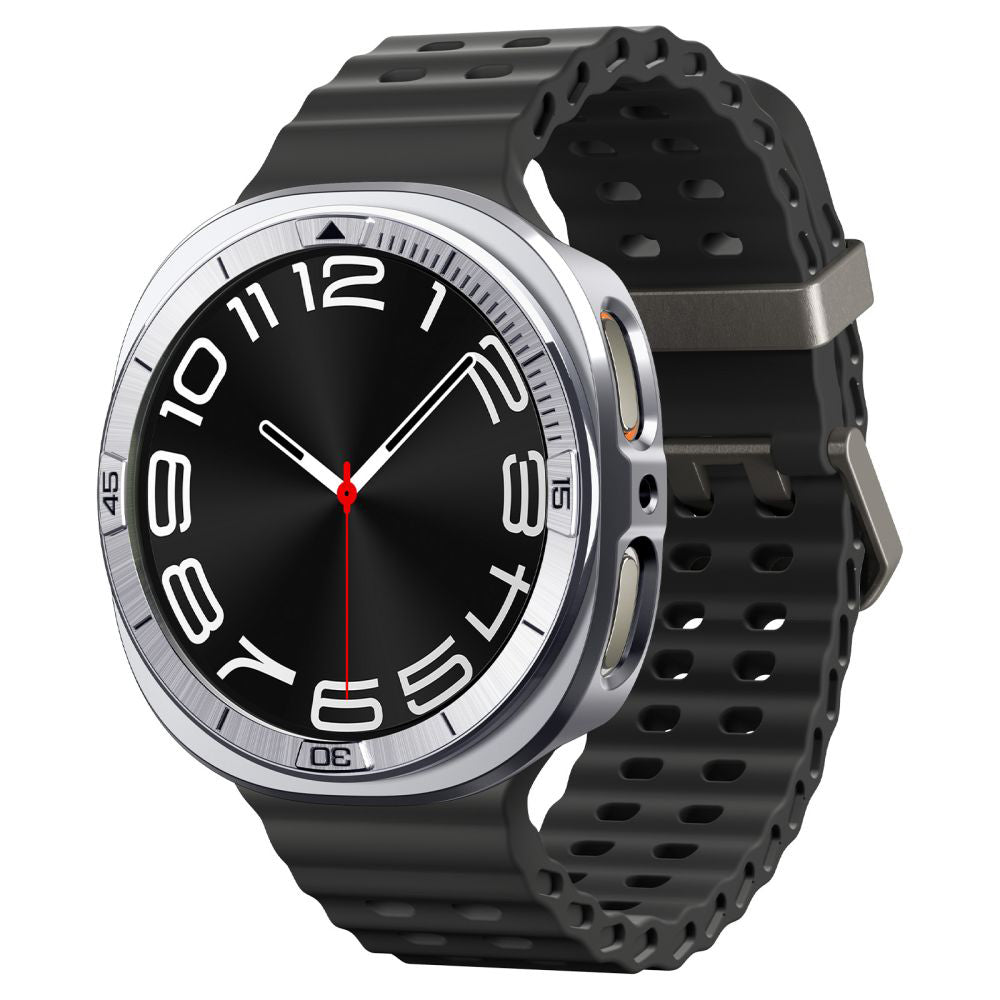 Ramka Ochronna Spigen Tune Pro Pilot dla Samsung Galaxy Watch8 44mm, Srebrna