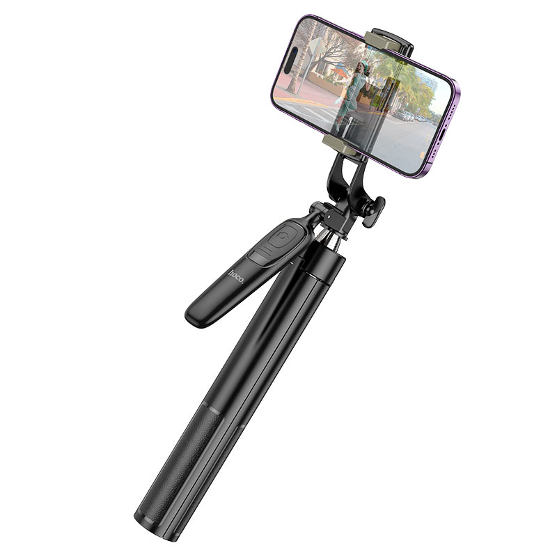 Selfie Stick Bluetooth HOCO K19 Soul Live Broadcast, uniwersalny, czarny