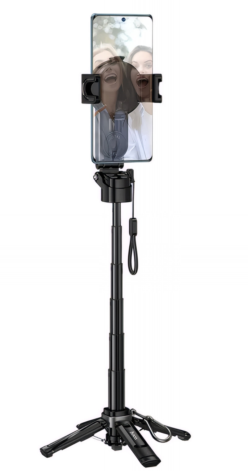 Selfie Stick Bluetooth HOCO K27 Pro, Uniwersalny, Czarny