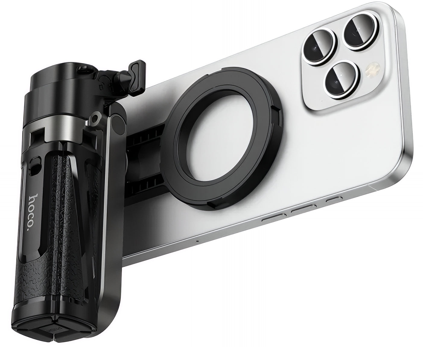 Selfie Stick Bluetooth HOCO K27 Pro, Uniwersalny, Czarny