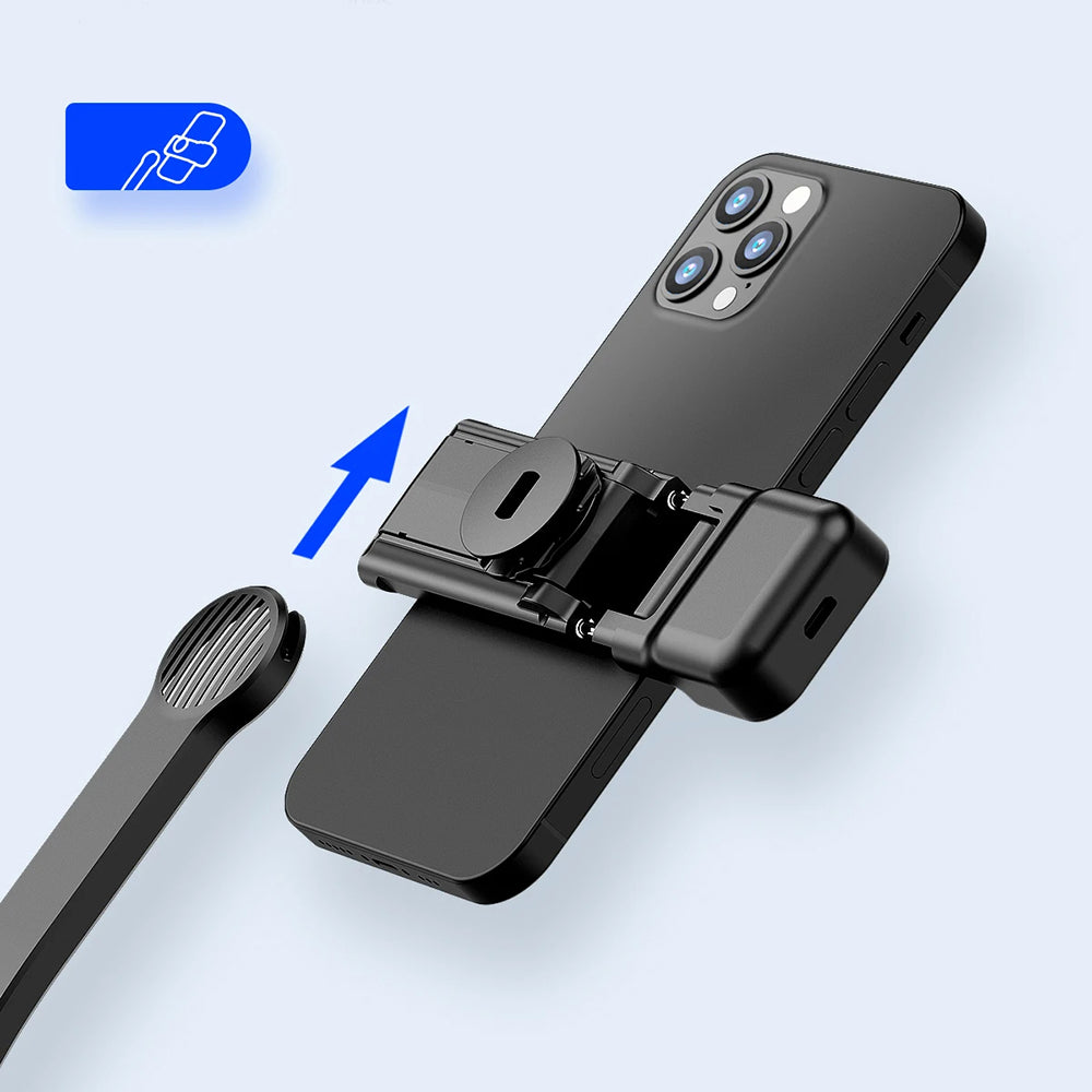 Selfie Stick Bluetooth Techsuit C01s, Uniwersalny, Czarny