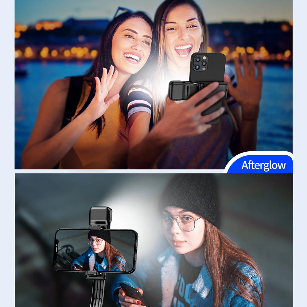 Selfie Stick Bluetooth Techsuit C01s, Uniwersalny, Czarny