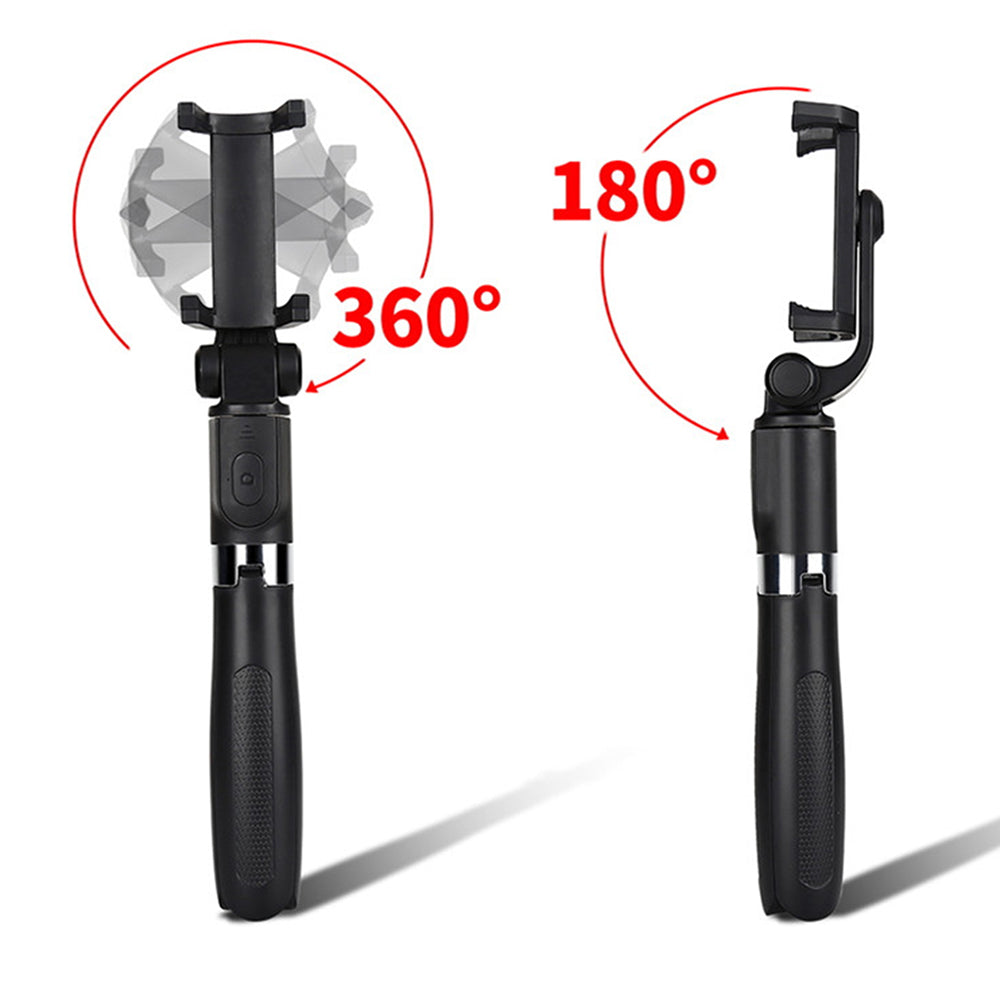 Selfie Stick Bluetooth Techsuit L01s, Uniwersalny, Czarny