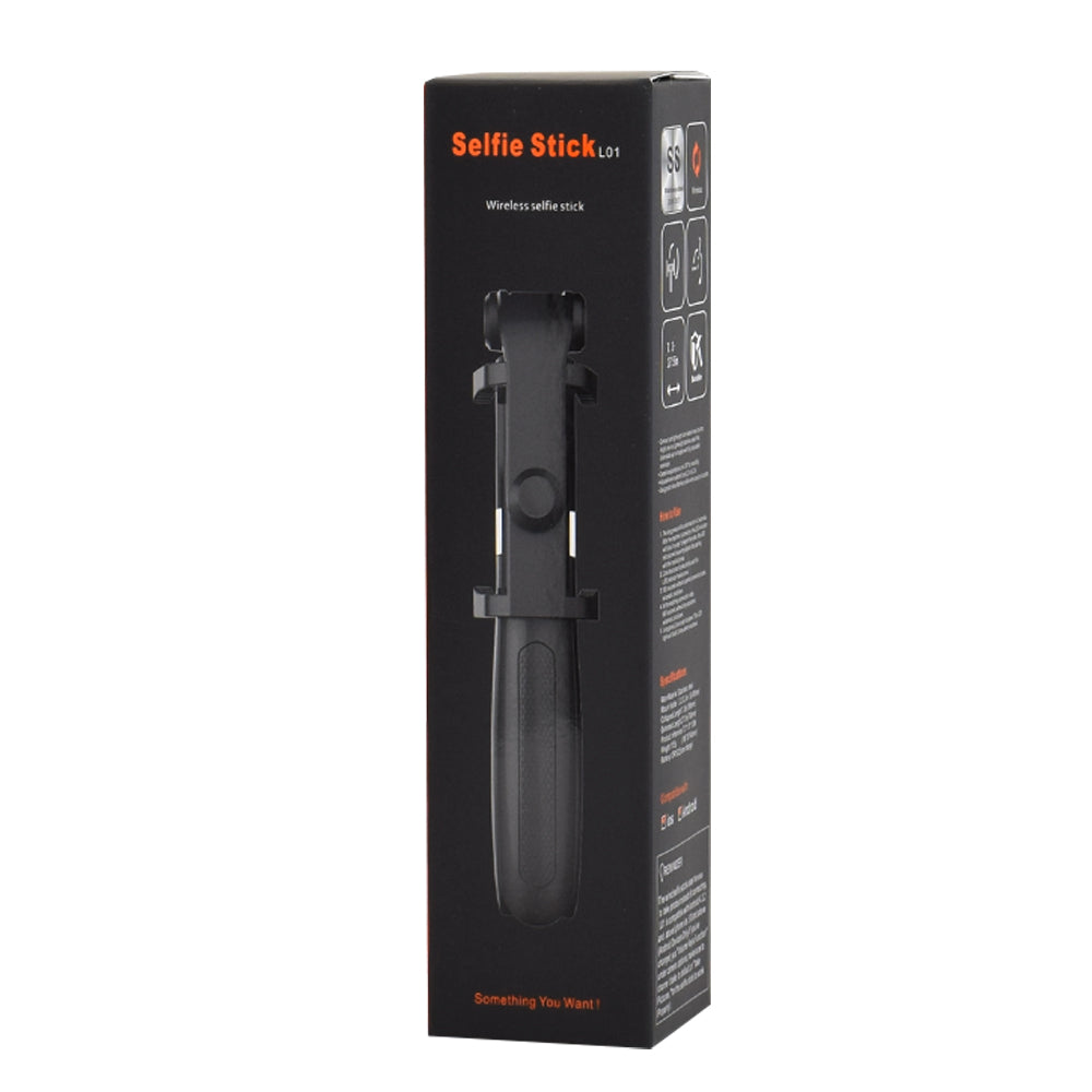 Selfie Stick Bluetooth Techsuit L01s, Uniwersalny, Czarny