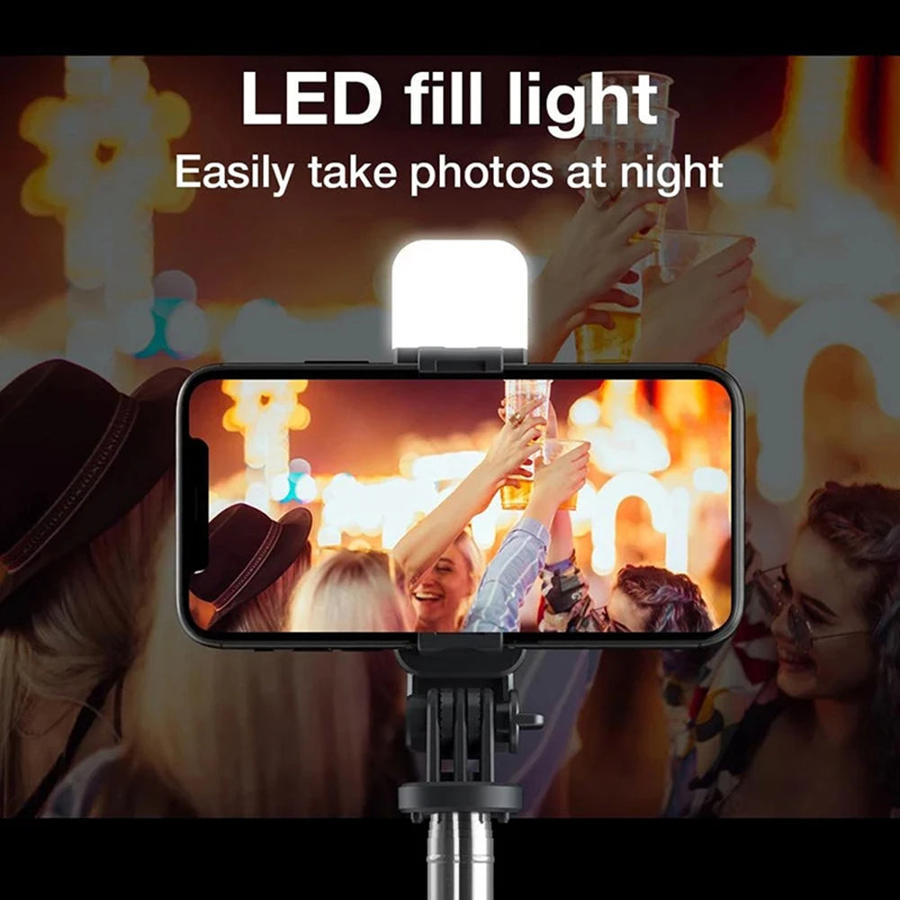 Selfie Stick Bluetooth Techsuit L02s, Uniwersalny, Czarny