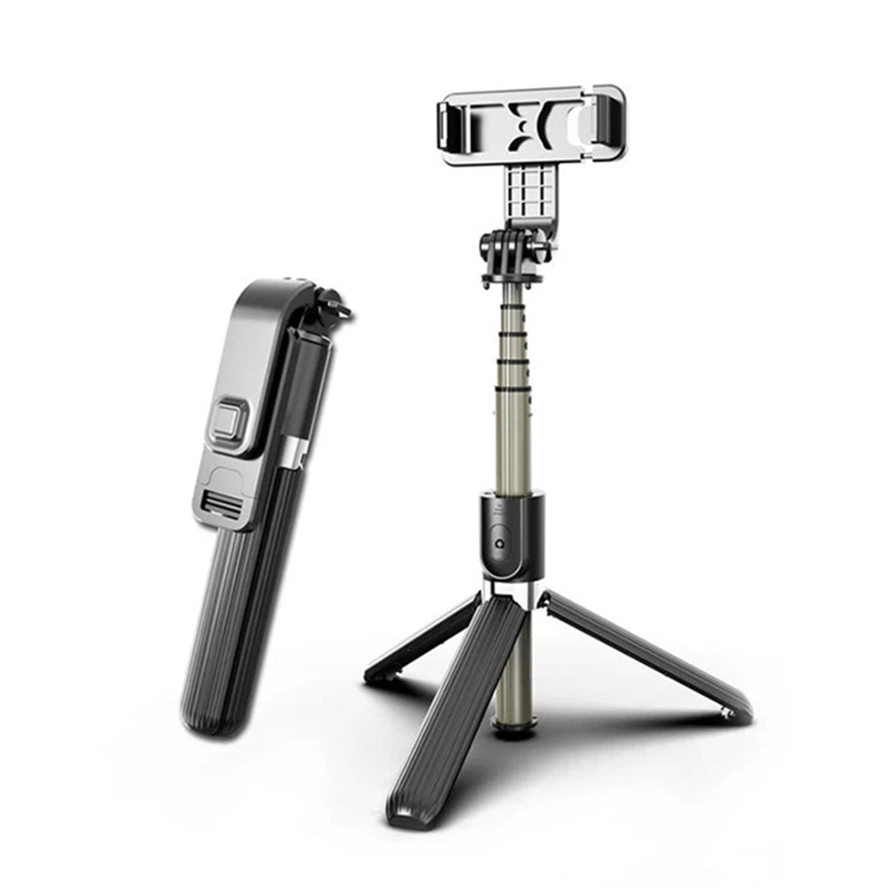 Selfie Stick Bluetooth Techsuit L03, Uniwersalny, Czarny