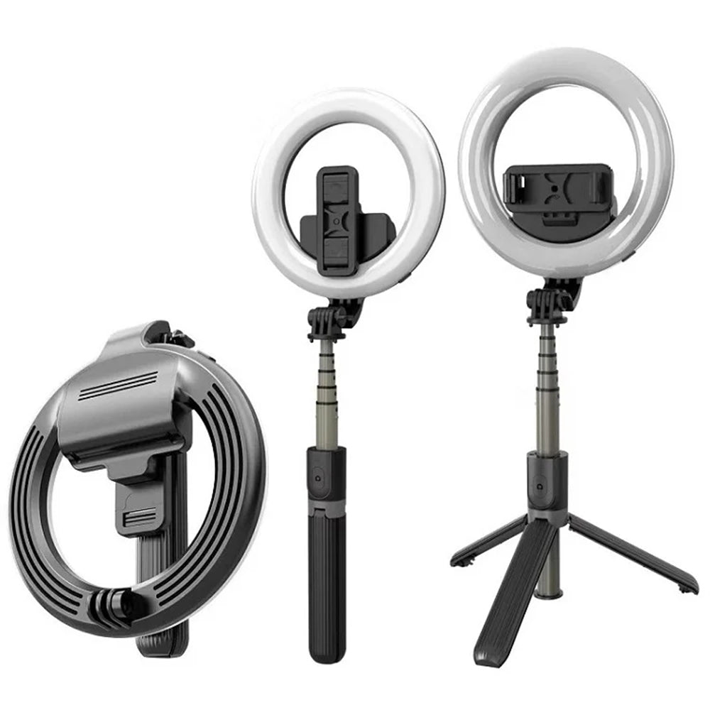Selfie Stick Bluetooth Techsuit L07, Uniwersalny, Czarny