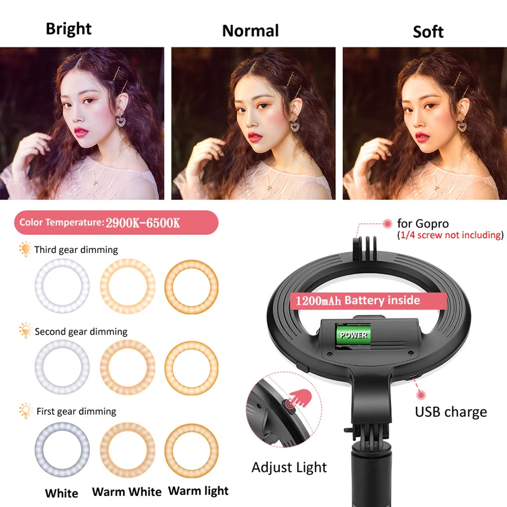 Selfie Stick Bluetooth Techsuit L07, Uniwersalny, Czarny