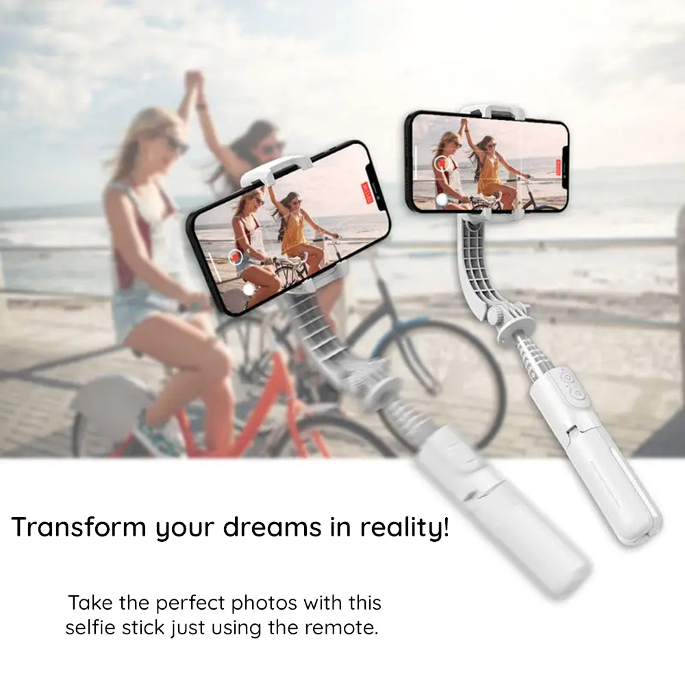 Selfie Stick Bluetooth Techsuit L08Mini, Uniwersalny, Czarny