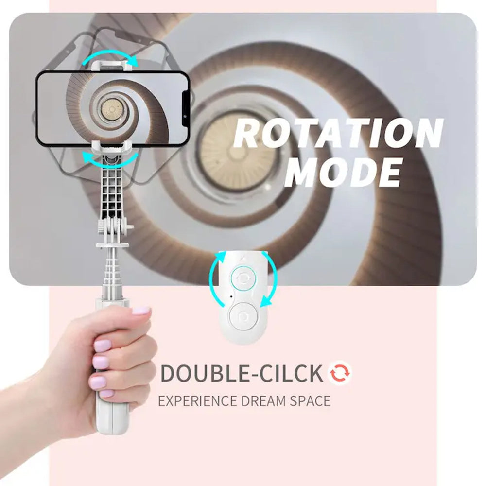 Selfie Stick Bluetooth Techsuit L08Mini, Uniwersalny, Czarny