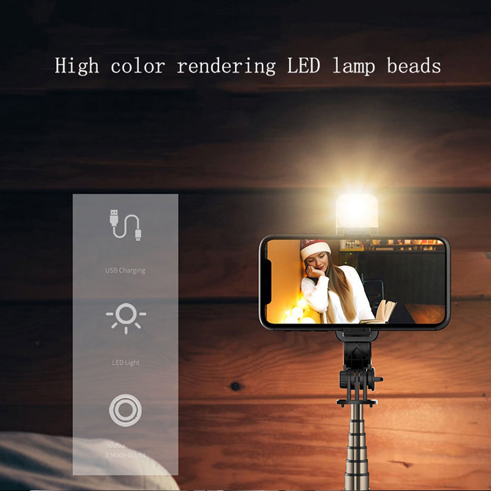 Selfie Stick Bluetooth Techsuit L11s, Uniwersalny, Czarny