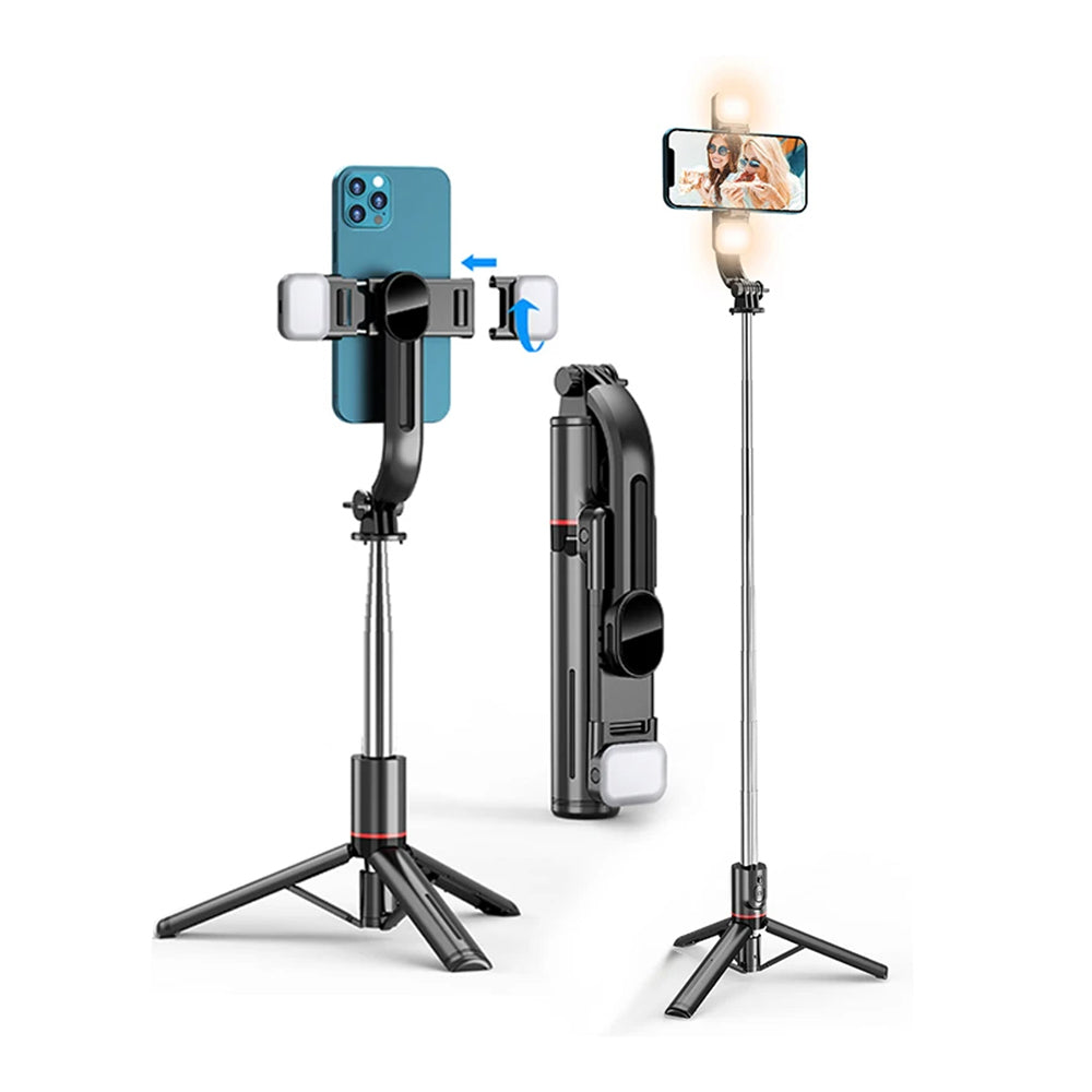 Selfie Stick Bluetooth Techsuit L13d, Uniwersalny, Czarny