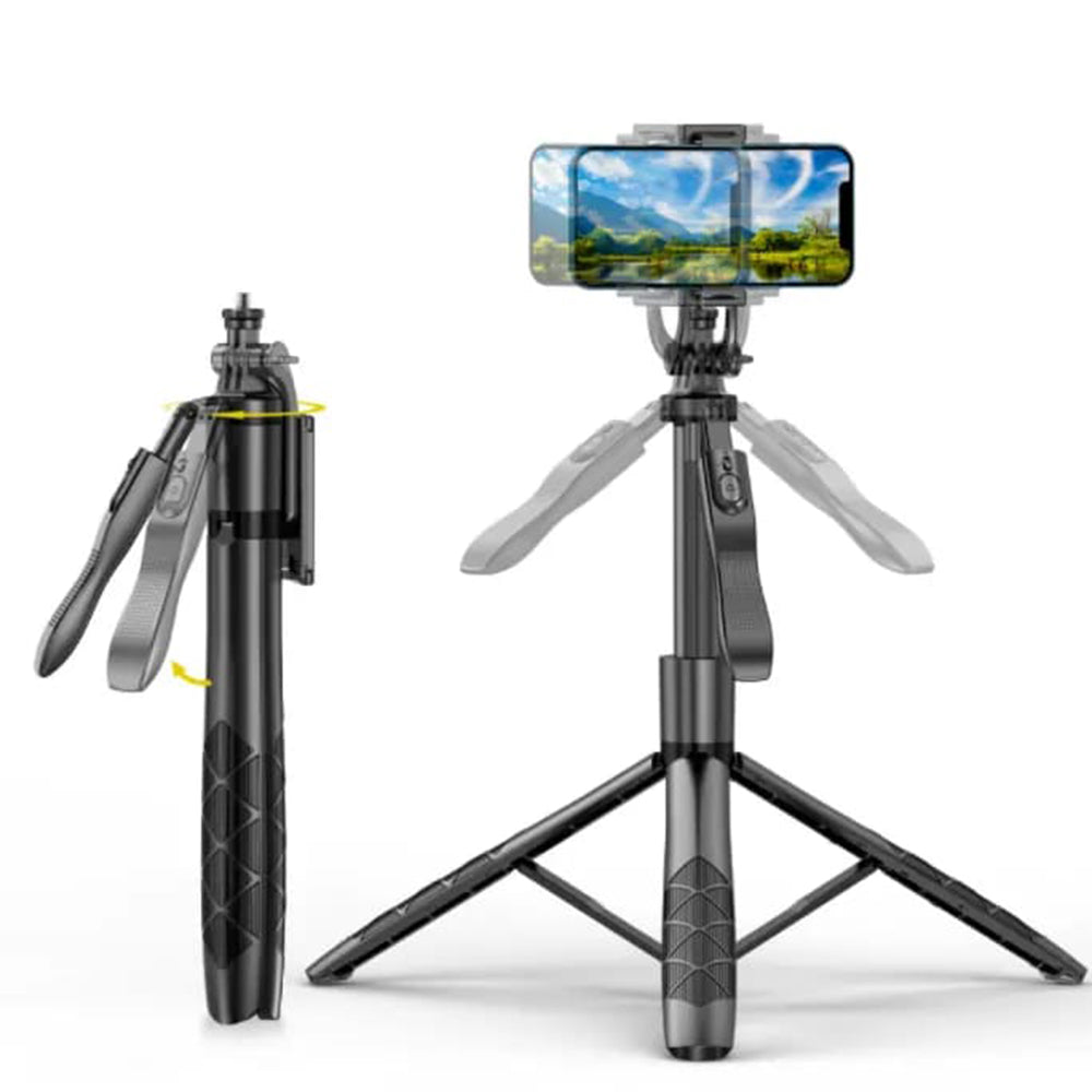 Selfie Stick Bluetooth Techsuit L16, Uniwersalny, Czarny