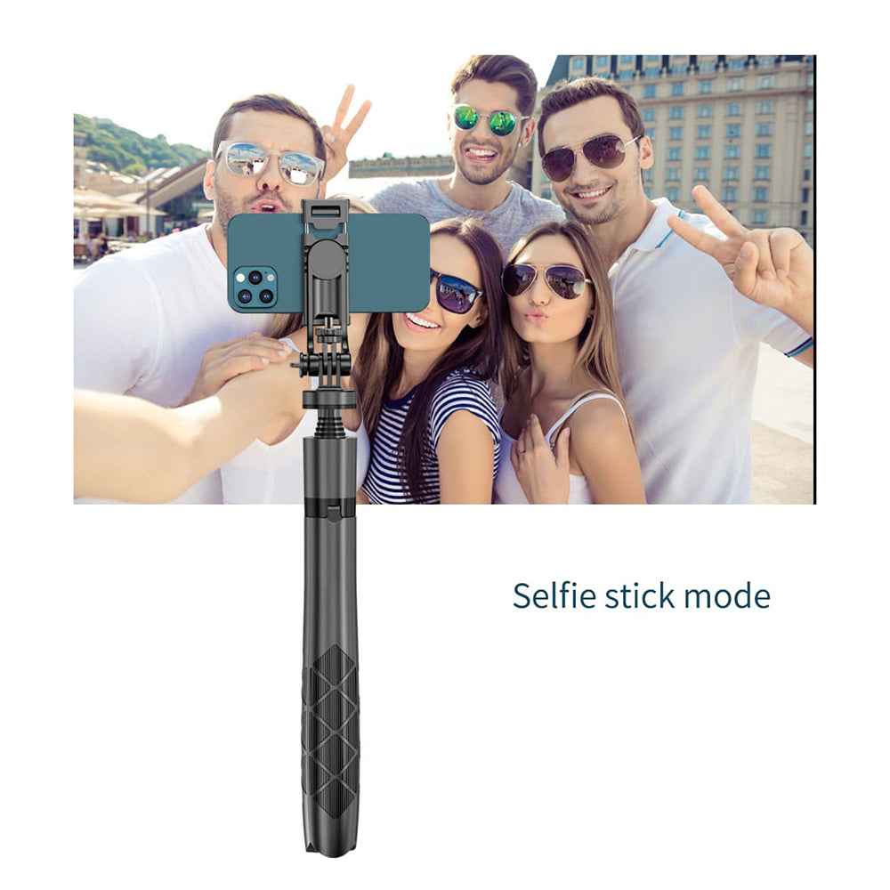Selfie Stick Bluetooth Techsuit L16, Uniwersalny, Czarny