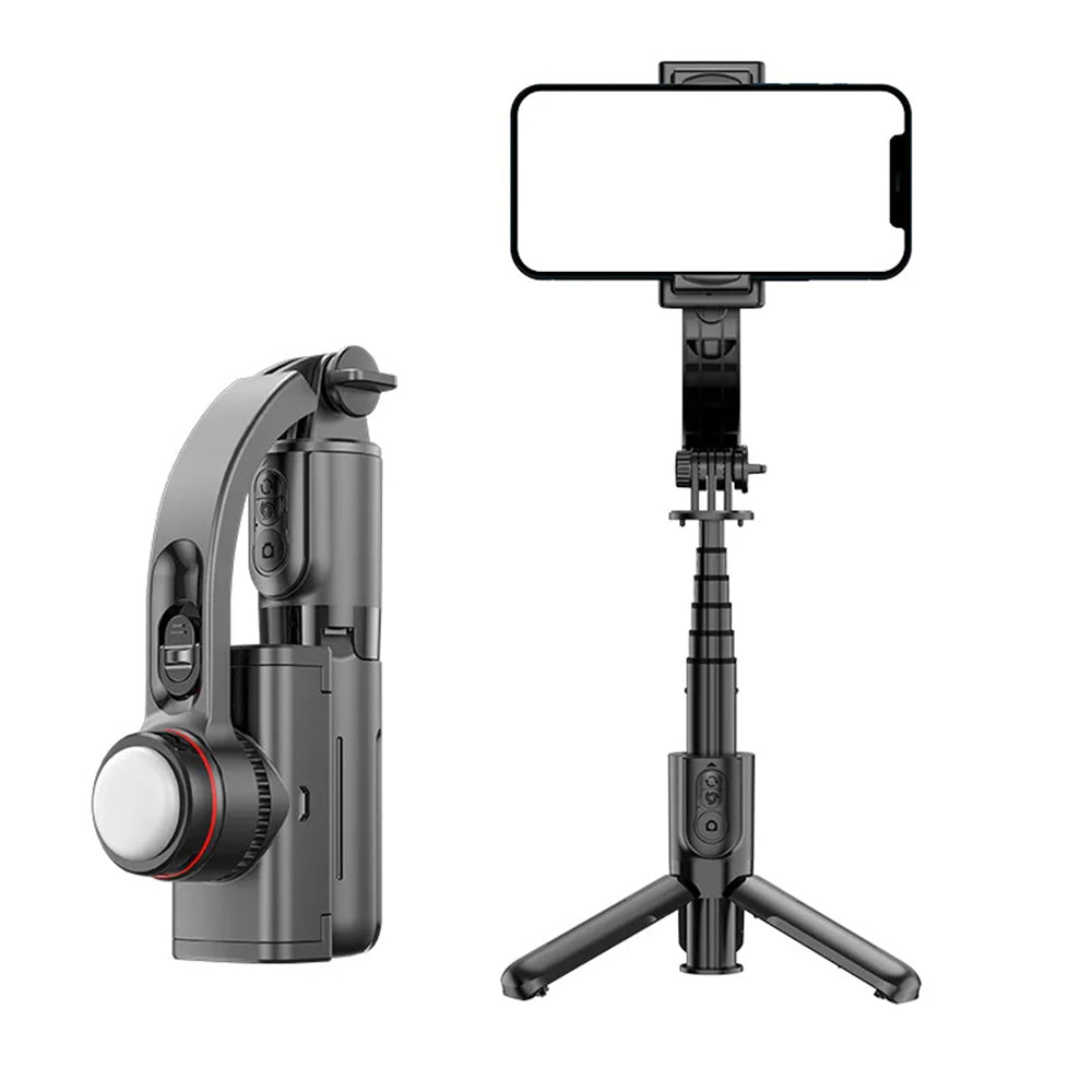 Selfie Stick Bluetooth Techsuit L18sMini, Uniwersalny, Czarny