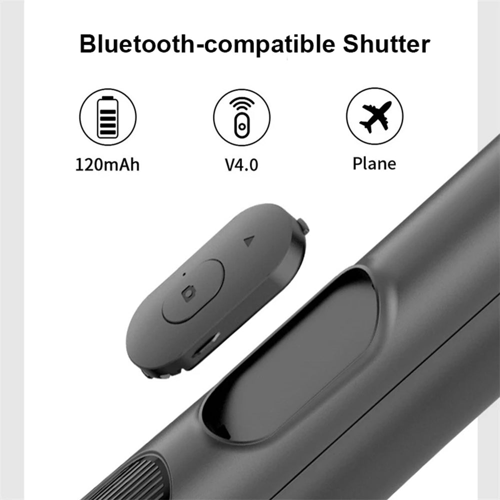 Selfie Stick Bluetooth Techsuit Q05, Uniwersalny, Czarny