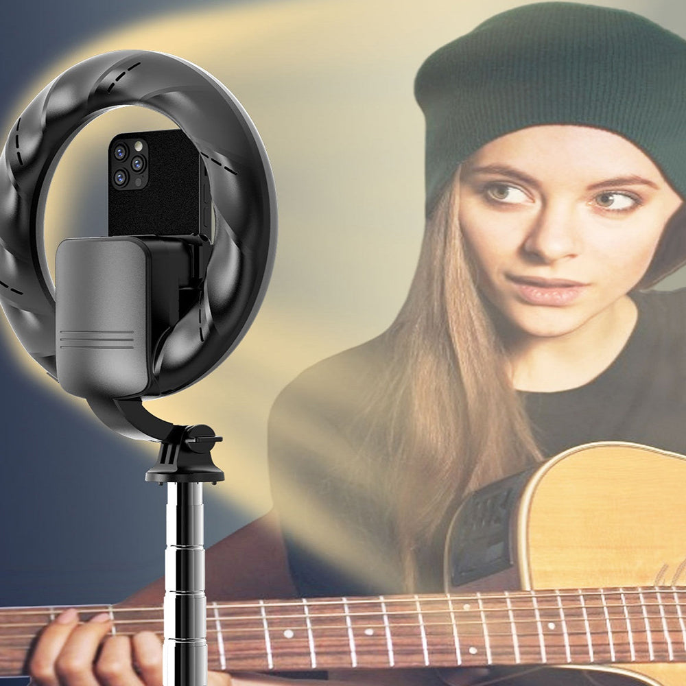 Selfie Stick Bluetooth Techsuit Q05s, Uniwersalny, Czarny