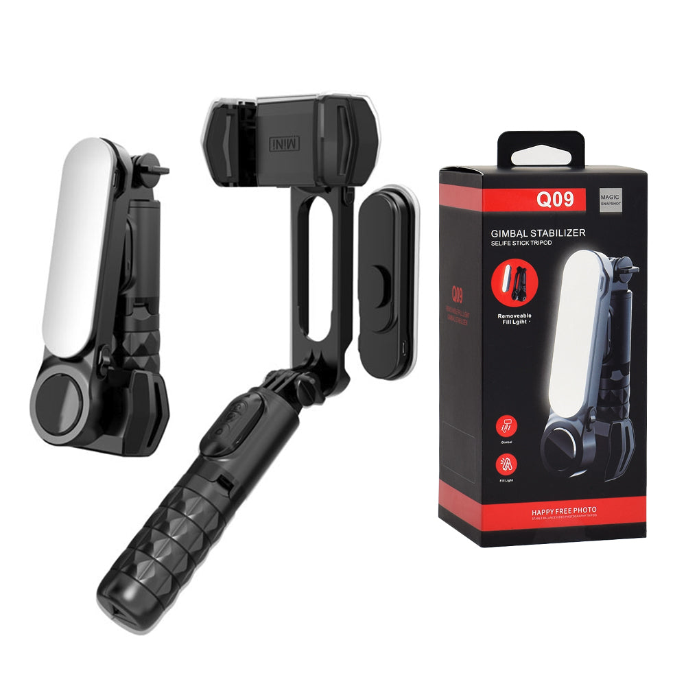 Selfie Stick Bluetooth Techsuit Q09, Uniwersalny, Czarny