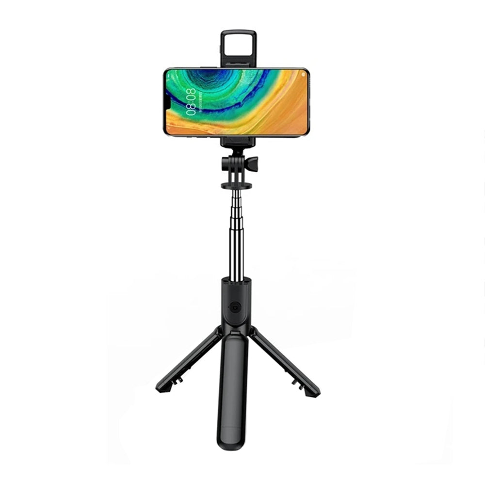 Selfie Stick Bluetooth Techsuit S03-S, Uniwersalny, Czarny
